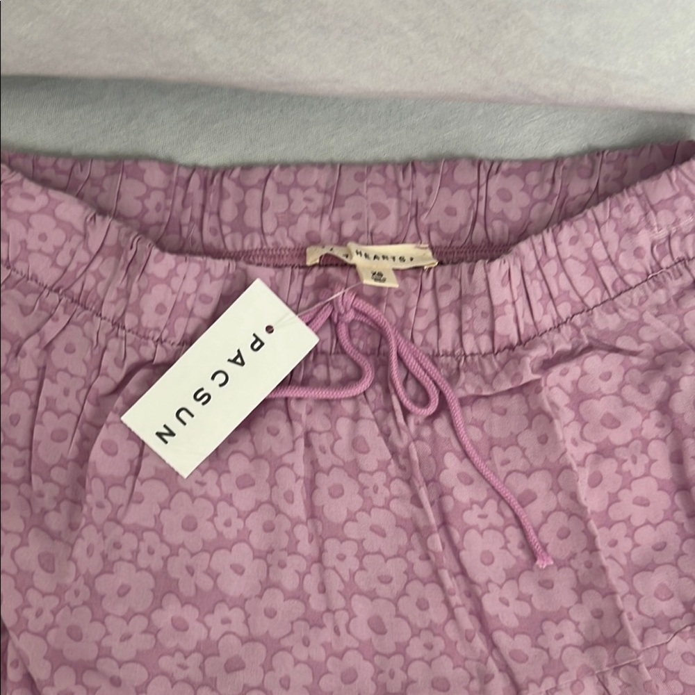 PacSun Pink Floral Circle Skirt - Picture 4 of 5